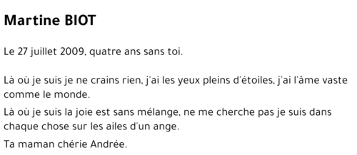 Martine BIOT