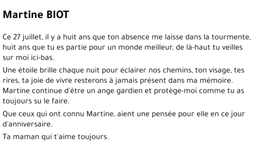 Martine BIOT