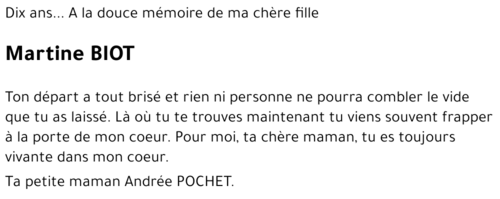 Martine BIOT