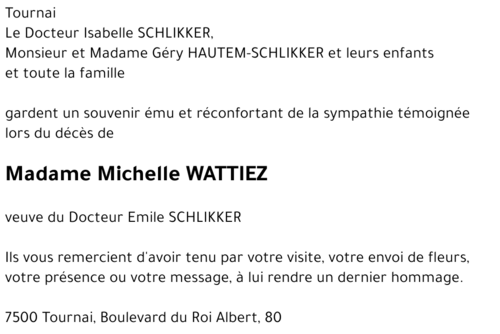 Michelle WATTIEZ