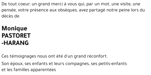 Monique HARANG