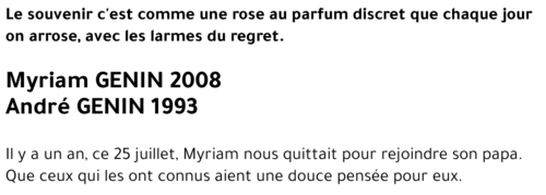 Myriam GENIN