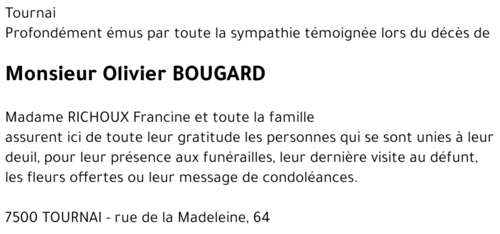 Olivier BOUGARD