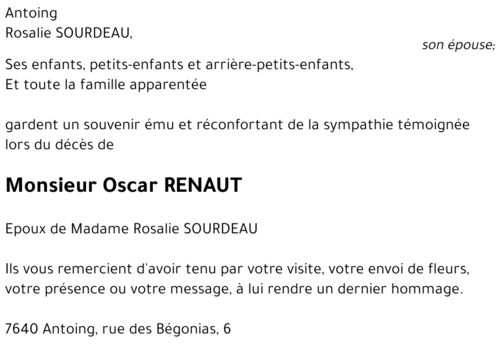 Oscar RENAUT