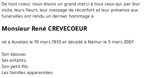 René CREVECOEUR