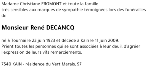 René DECANCQ