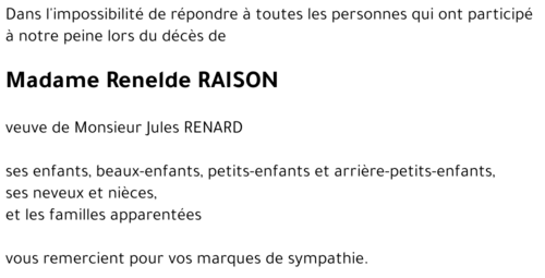 Renelde RAISON