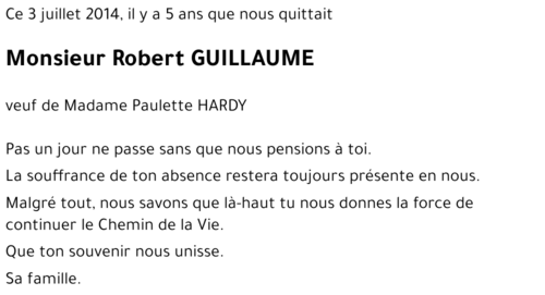 Robert GUILLAUME