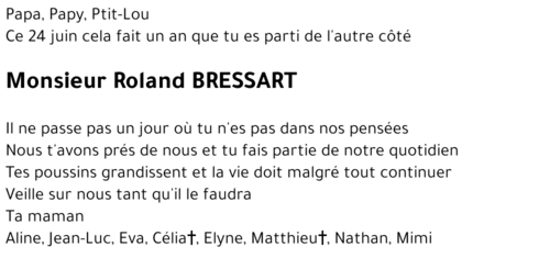 Roland BRESSART