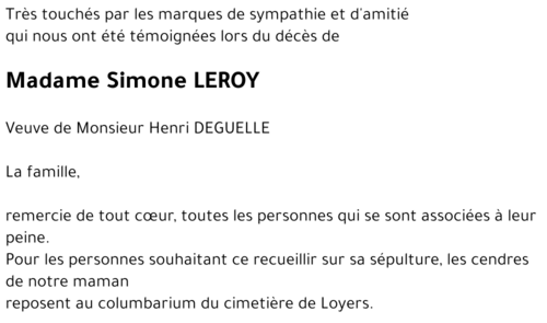 Simone LEROY