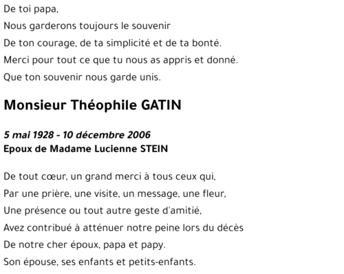 Théophile GATIN