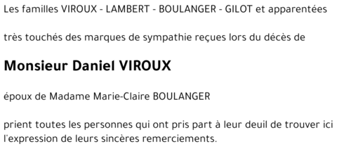 Daniel VIROUX