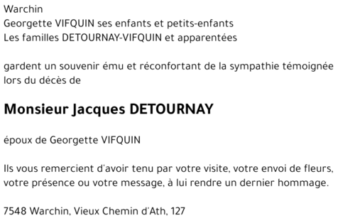 Jacques DETOURNAY