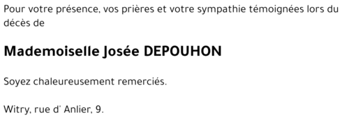 Josée DEPOUHON
