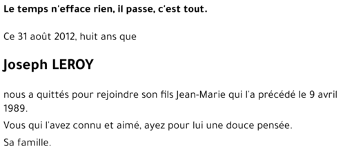 Joseph LEROY