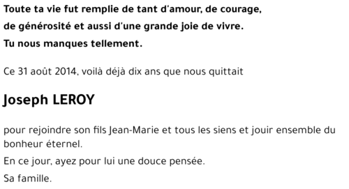Joseph LEROY