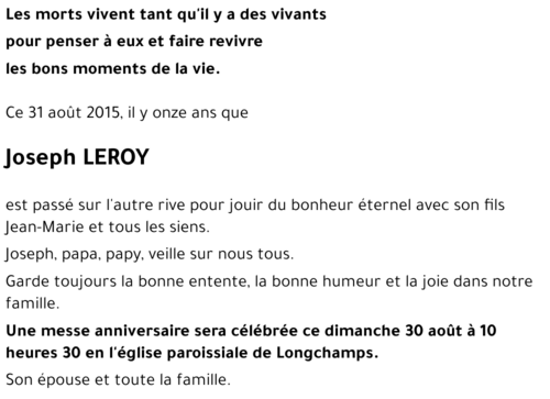 Joseph LEROY