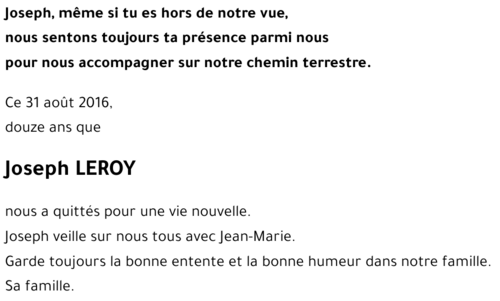 Joseph LEROY