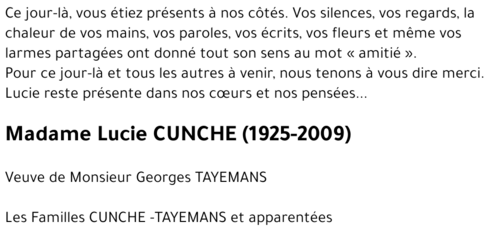 Lucie CUNCHE