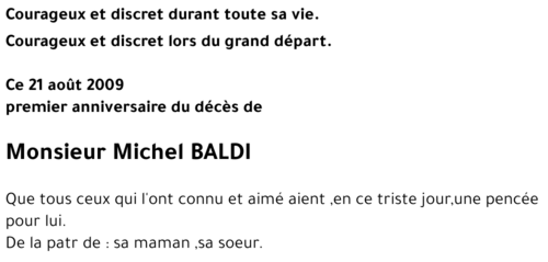 Michel BALDI