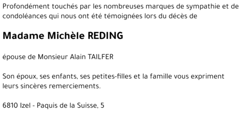 Michèle REDING