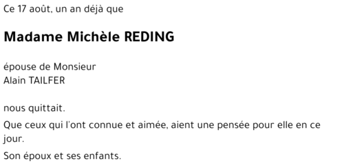 Michèle REDING