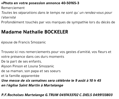 Nathalie BOCKELER