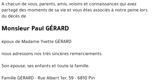 Paul GÉRARD