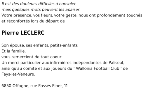 Pierre LECLERC