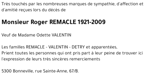 Roger REMACLE