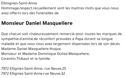 Daniel Masqueliere