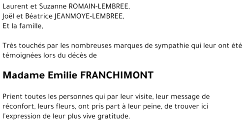 Emilie FRANCHIMONT