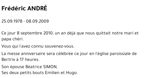 Frédéric ANDRÉ