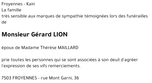 Gérard LION