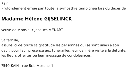 Hélène GIJSELINCK