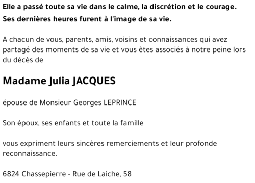 Julia Jacques