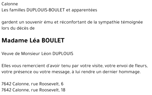 Léa BOULET