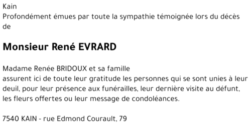 René EVRARD