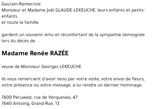 Renée RAZÉE