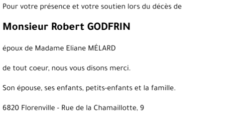 Robert GODFRIN