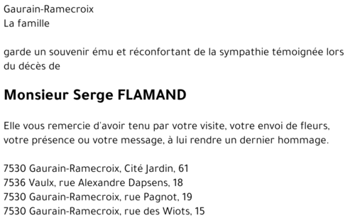 Serge FLAMAND