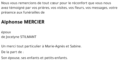 Alphonse MERCIER