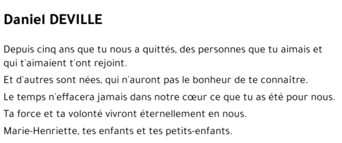 Daniel DEVILLE
