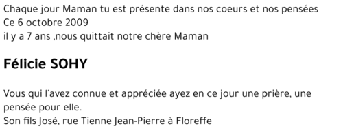 Félicie SOHY