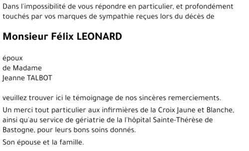 Félix LEONARD