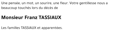 Franz TASSIAUX