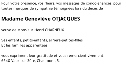 Geneviève OTJACQUES