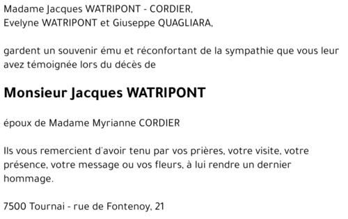 Jacques WATTRIPONT