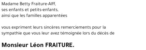 LEON FRAITURE