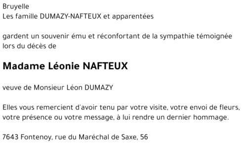 Léonie NAFTEUX